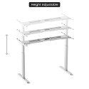 Adjustable Height Table Frame Up Up Bjorn, White