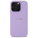 Guess GUHMP16XPSAHMCU iPhone 16 Pro Max 6.9" purple/purple hardcase Saffiano MagSafe