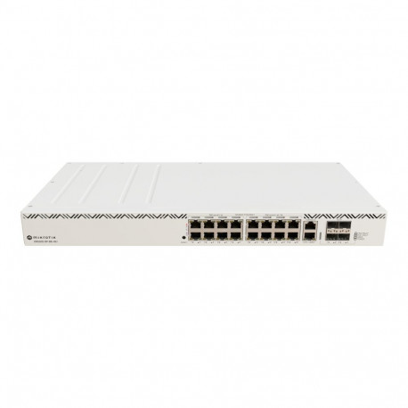 Cloud Router Switch | CRS320-8P-8B-4S+RM koos RouterOS v7, 2U räkitikorpus | ilma Wi-Fi-ta | 1000 Mb