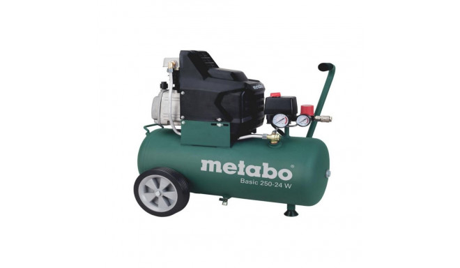 METABO. BASIC KOMPRESSOR 250-24 W 230V 24L 8BAR 110L/MIN ÕLI