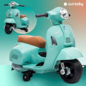 Jeździk akumulatorowy Scooter Vespa turkusowy