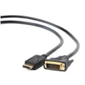 Gembird CABLE DISPLAY PORT TO DVI/1.8M CC-DPM-DVIM-6