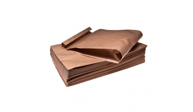 Paper bag 23+10x59cm brown 25 pcs in a pack