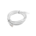 PATCHCORD CAT.6 UTP 3M GREY FLUKE PASSED LANBERG