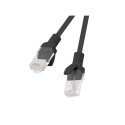 PATCHCORD CAT.5E UTP 1.5M BLACK FLUKE PASSED LANBERG