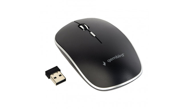 GEMBIRD Silent wireless optical mouse black