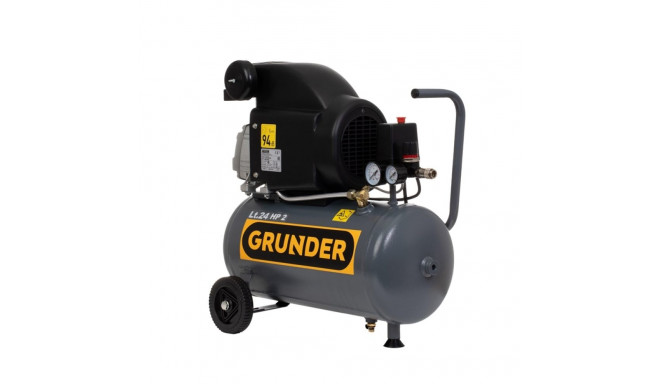 AIR COMPRESSOR GRUNDER RC2/24 2HP 24L