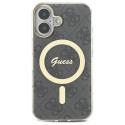 Guess GUHMP16MH4STK iPhone 16 Plus 6.7" black/black hardcase IML 4G MagSafe