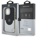 Mercedes MEHMP16L23HBIGK iPhone 16 Pro 6.3" black silver hardcase Double Layer BiColor MagSafe