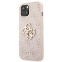 Guess GUHCP13M4GMGPI iPhone 13 / 14 / 15 6.1" pink/pink hardcase 4G Big Metal Logo