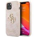 Guess GUHCP13M4GMGPI iPhone 13 / 14 / 15 6.1" pink/pink hardcase 4G Big Metal Logo