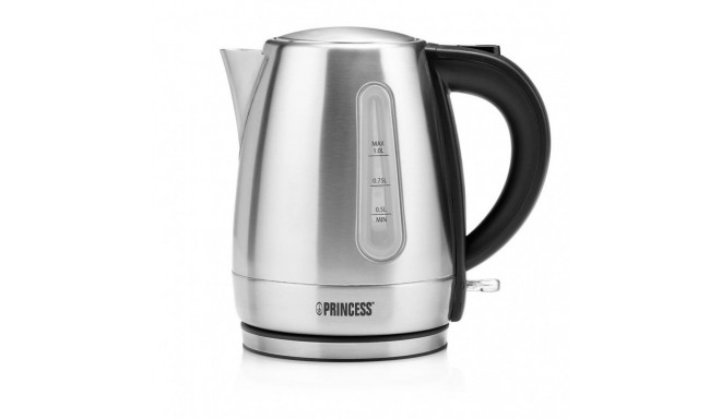 Princess 360 rotational base | 1 L | Silver | Stainless Steel | 2200 W | Kettle | 236023 | Electric