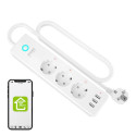 Gosund P1 PLUS smart WiFi power strip (4x AC schuko, 3x USB-A) Tuya