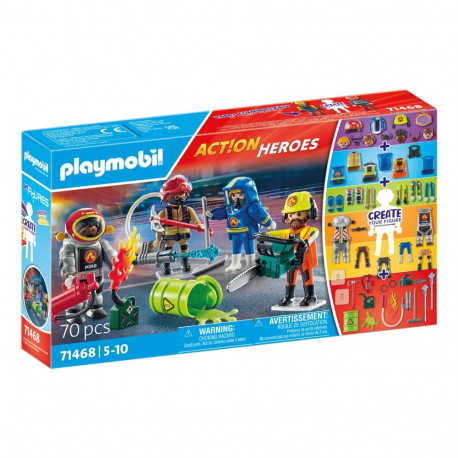 PLAYMOBIL ACTION HEROES figuurid tuletõrjepääste 71468