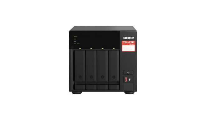 QNAP TS-473A NAS Tower Ryzen Embedded V1500B 8 GB DDR4 0 TB QNAP Turbo System Black