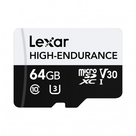Lexar microSDXC suure vastupidavusega UHS-I/U3/10 R100/W35 (V30) 64GB