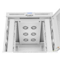 RACK CABINET 19" FREE-STANDING 15U/800X1000 (FLAT PACK) WITH MESH DOOR LCD GREY LANBERG