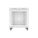 RACK CABINET 19" FREE-STANDING 15U/800X1000 (FLAT PACK) WITH MESH DOOR LCD GREY LANBERG