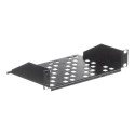 NETRACK 110-100-150-012 Netrack equipment shelf 10 1U/150mm, charcoal