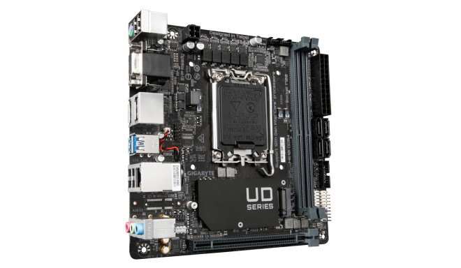 GIGABYTE H610I DDR4 LGA 1700 1xHDMI 2xDP 1xD-Sub 4xSATA 6Gb/s emaplaat