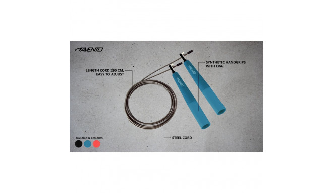 Jump Rope AVENTO 42HO 290cm Steel BLU