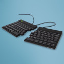 R-Go Tools Ergonomic keyboard R-Go Split Break v2 with break software, ergonomic split keyboard, QWE