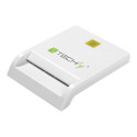 TECHLY 029150 Techly Compact USB 2.0 Smart card reader, writer white