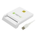 TECHLY 029150 Techly Compact USB 2.0 Smart card reader, writer white