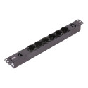 APC Easy PDU EPDU1010B-SCH Basic 1U 10A 230V 6x Schuko & 1x C13 C14 plug