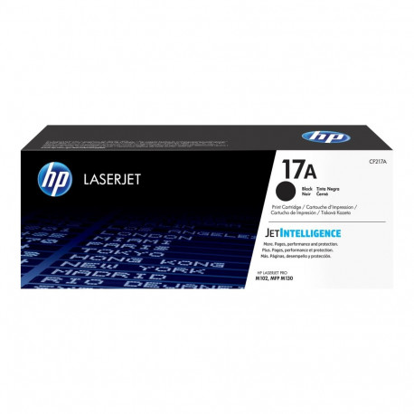HP 17A originaal LaserJet toonerikassett must