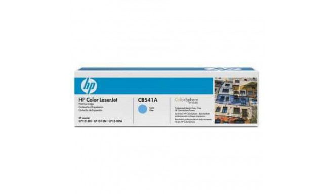 HP Toner CB541A Cyan HV with ColorSphere Toner CLJ CP1215 1515 1518