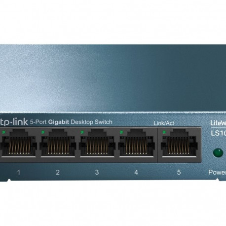 TP-LINK LiteWave 5-Port Gigabit Desktop Switch 5 Gigabit RJ45 Ports Desktop Steel Case