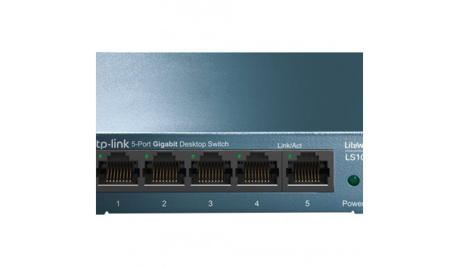 TP-LINK LiteWave 5-Port Gigabit Desktop Switch 5 Gigabit RJ45 Ports Desktop Steel Case