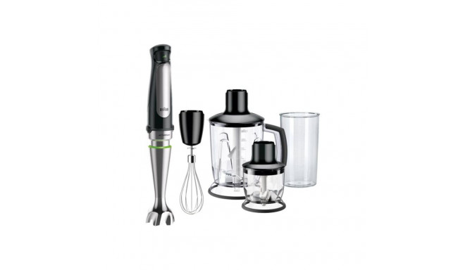 Braun | MultiQuick 7 Saumikser | MQ 7045X | Saumikser | 1000 W | Kiiruste arv 6 | Hakkija | Must/Roo