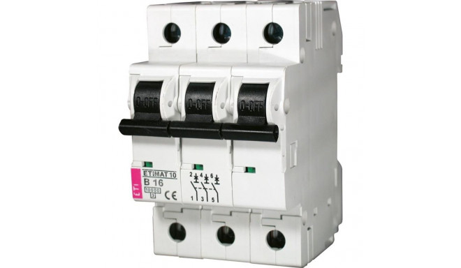 CIRCUIT BREAKER 3P B-16A 10KA