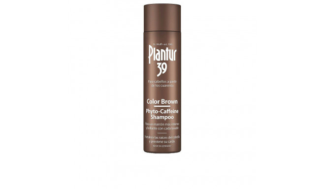 PLANTUR 39 PHYTO-CAFFEINE COLOR BROWN champú anticaída para cabello castaño 250 ml