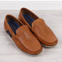 Leather loafers Bugatti M JJ153094 brown (42)