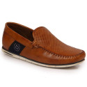 Leather loafers Bugatti M JJ153094 brown (42)