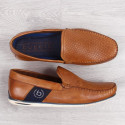 Leather loafers Bugatti M JJ153094 brown (42)