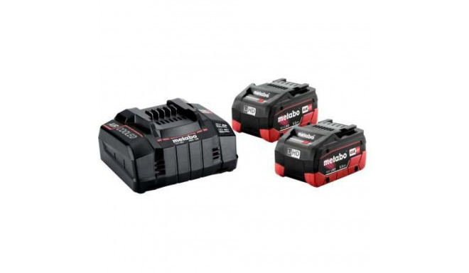 METABO. BATTERY 18V 5.5Ah LIHD x2+CHARGE. ASC 145