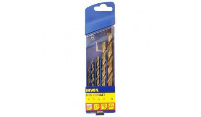 IRWIN koobalt puuride komplekt 5 tk 4.0, 5.0, 6.0, 8.0, 10.0 mm