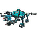 MAKITA. ZES. COMBO 18V DLX4155TX1 (DGA504+DDF486+DTD153)