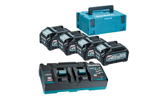 MAKITA POWER SUPPLY KIT 40V 4x4.0Ah XGT (BL4040x4+DC40RB) (UN3480)