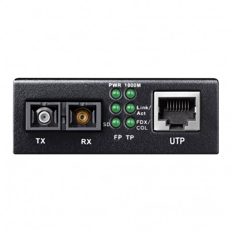 Cudy MC100GSB-60A network media converter 1000 Mbit/s Multi-mode, Single-mode Black