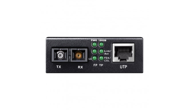 Cudy MC100GSB-60A must võrgu meediakonverter 1000 Mbit/s Multi-mode, Single-mode