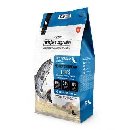 WIEJSKA ZAGRODA monoproteiiniline kuiv koeratoit, lõhe, 6kg