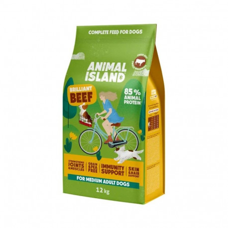 ANIMAL ISLAND Brilliant veiseliha kuiv koeratoit 12kg