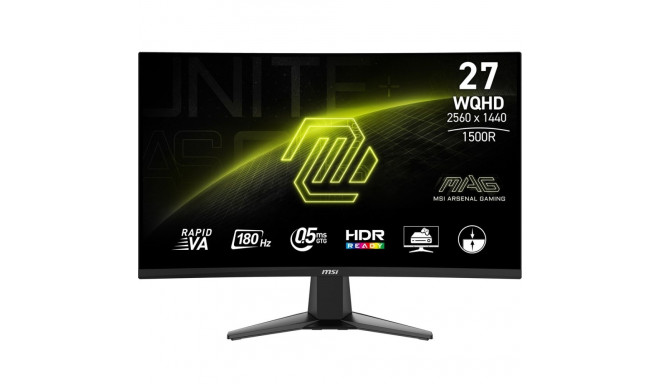 MSI MAG 27CQ6F computer monitor 68.6 cm (27") 2560 x 1440 pixels Quad HD LCD Black