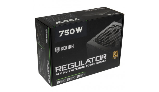 Kolink Regulator 80 PLUS Gold PSU, ATX 3.0, PCIe 5.0, modular - 750 Watts