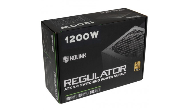 Kolink Regulator 80 PLUS Gold PSU, ATX 3.0, PCIe 5.0, modular - 1200 Watts
